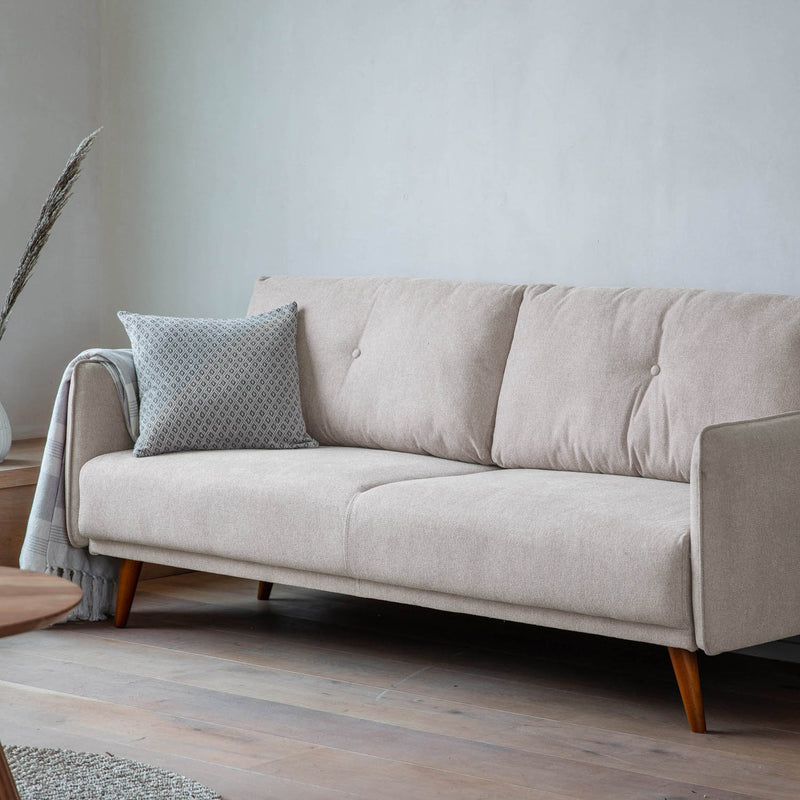 Gallery Interiors Farringdon 2 Seater Sofa Oatmeal Linen