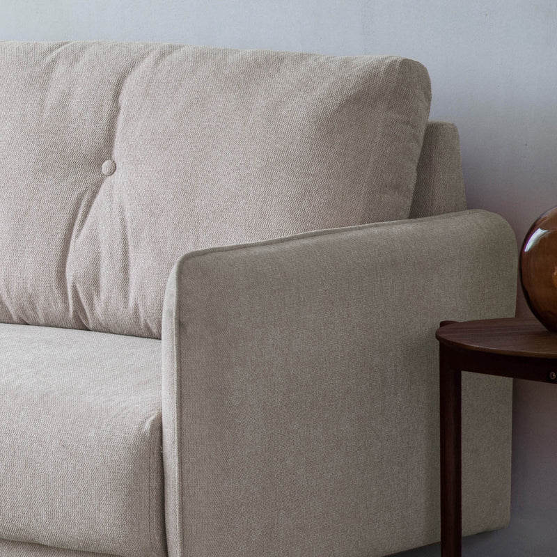 Gallery Interiors Farringdon 2 Seater Sofa Oatmeal Linen