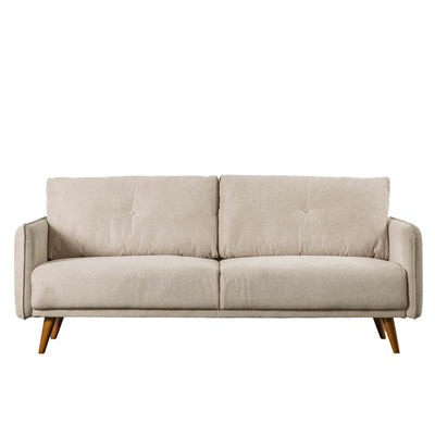 Gallery Interiors Farringdon 2 Seater Sofa Oatmeal Linen