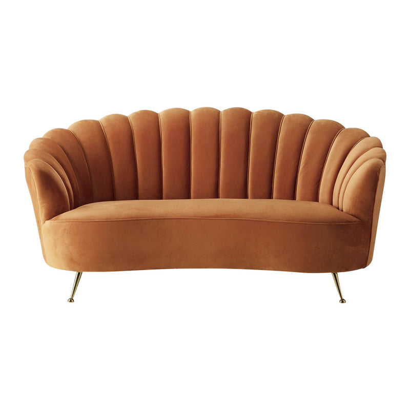 Gallery Interiors Rivello Sofa Rusty Orange