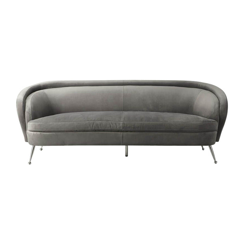 Gallery Interiors Tesoro Sofa Grey Velvet