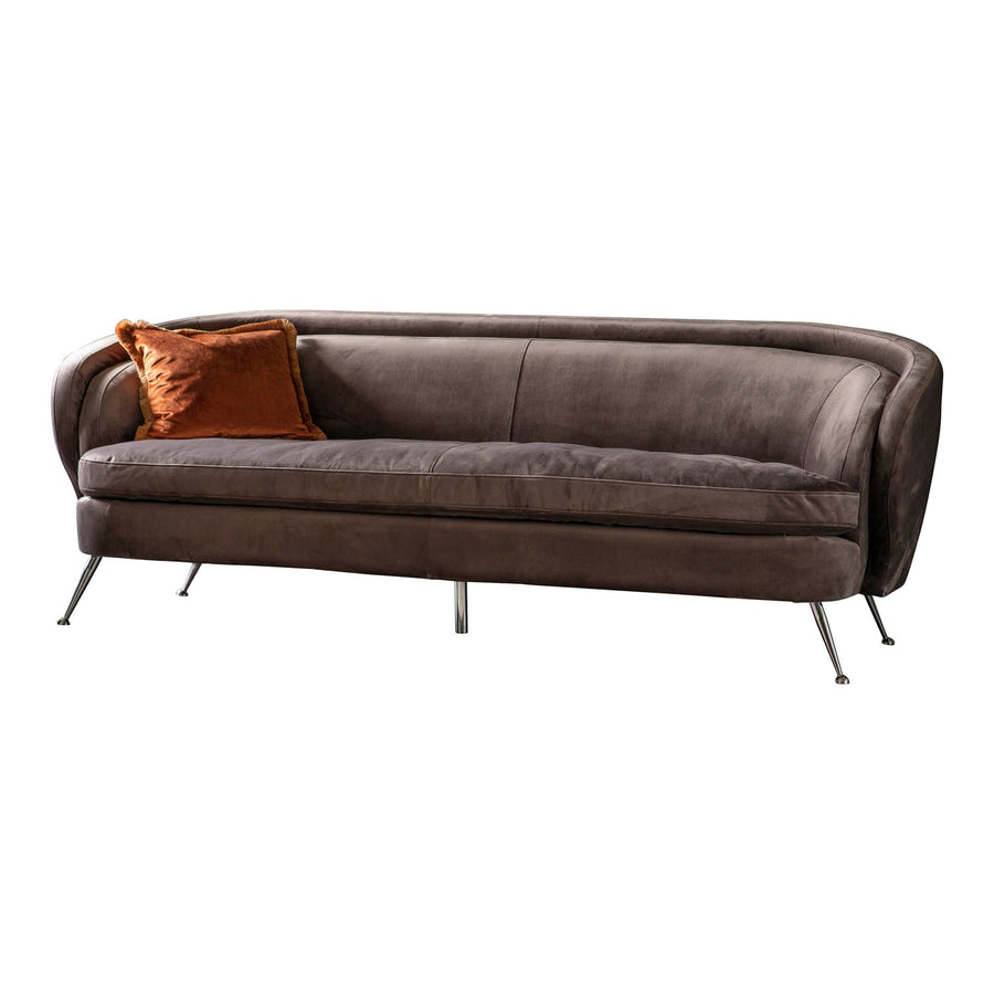 Gallery Interiors Valenza Sofa Gold Velvet LakelandHome