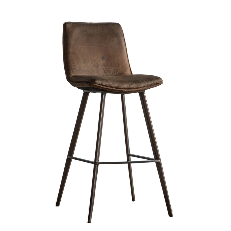 Gallery Interiors Palmer Brown Stool (2pk)