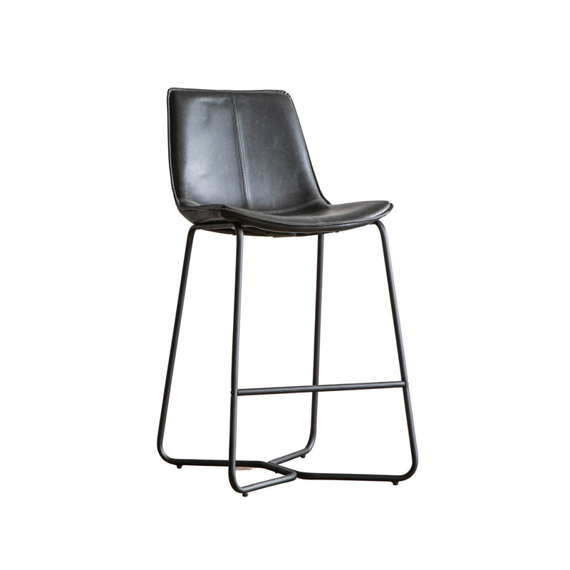 Gallery Interiors Hawking Stool Charcoal (2pk)