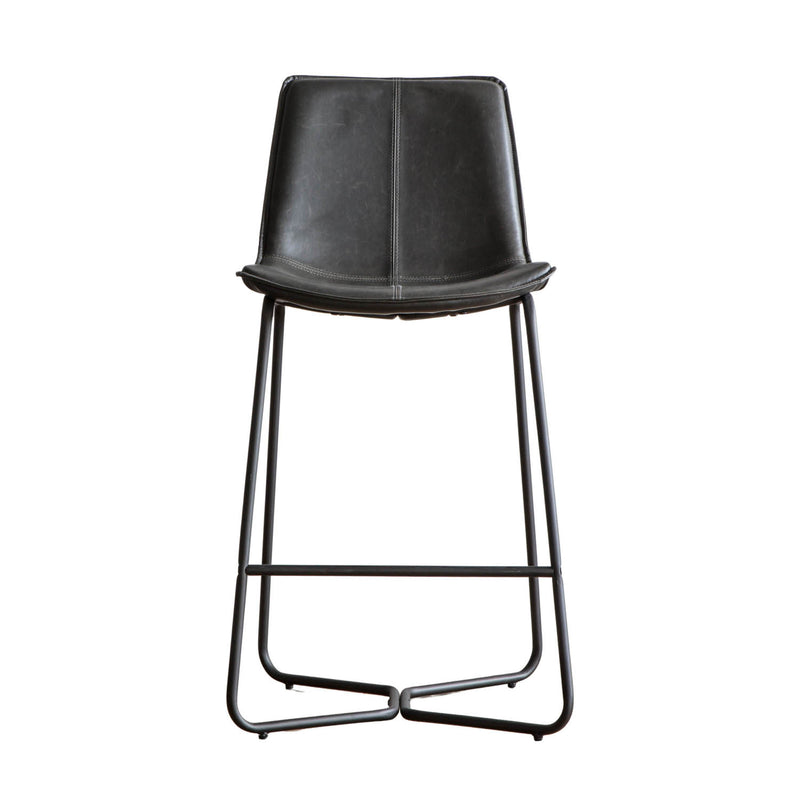 Gallery Interiors Hawking Stool Charcoal (2pk)