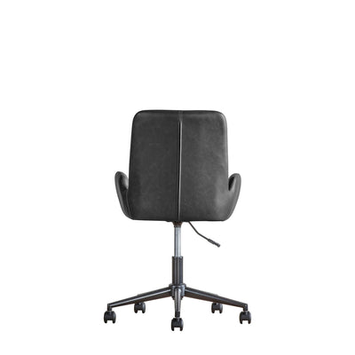 Gallery Interiors Faraday Swivel Chair Charcoal