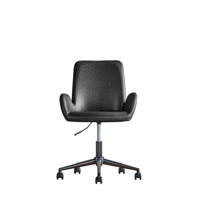 Gallery Interiors Faraday Swivel Chair Charcoal