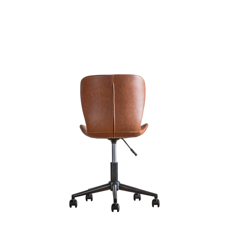 Gallery Interiors Mendel Swivel Chair Brown