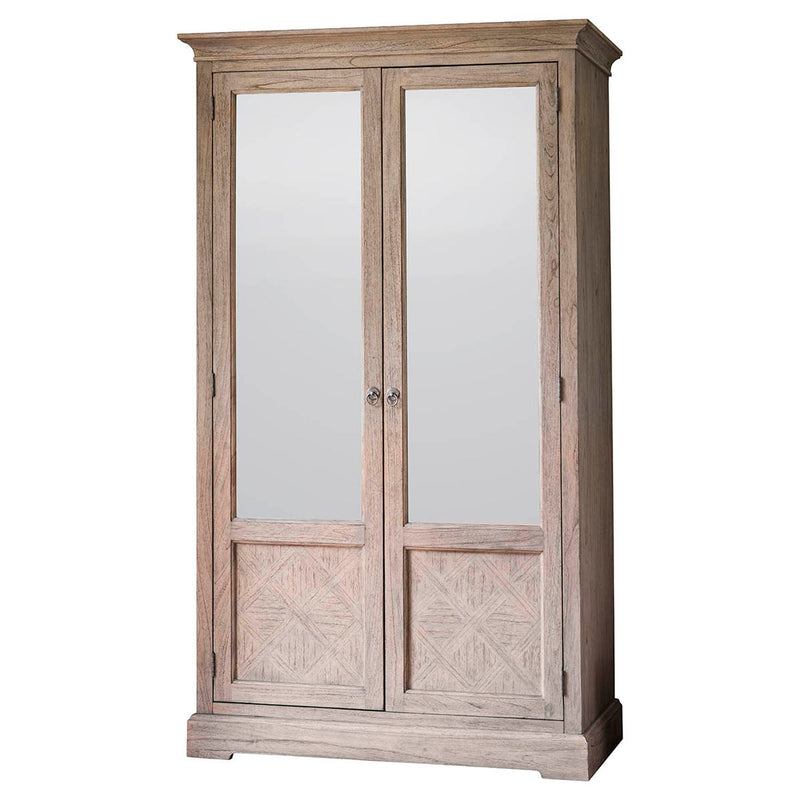 Gallery Interiors Mustique 2 Mirror Door Wardrobe